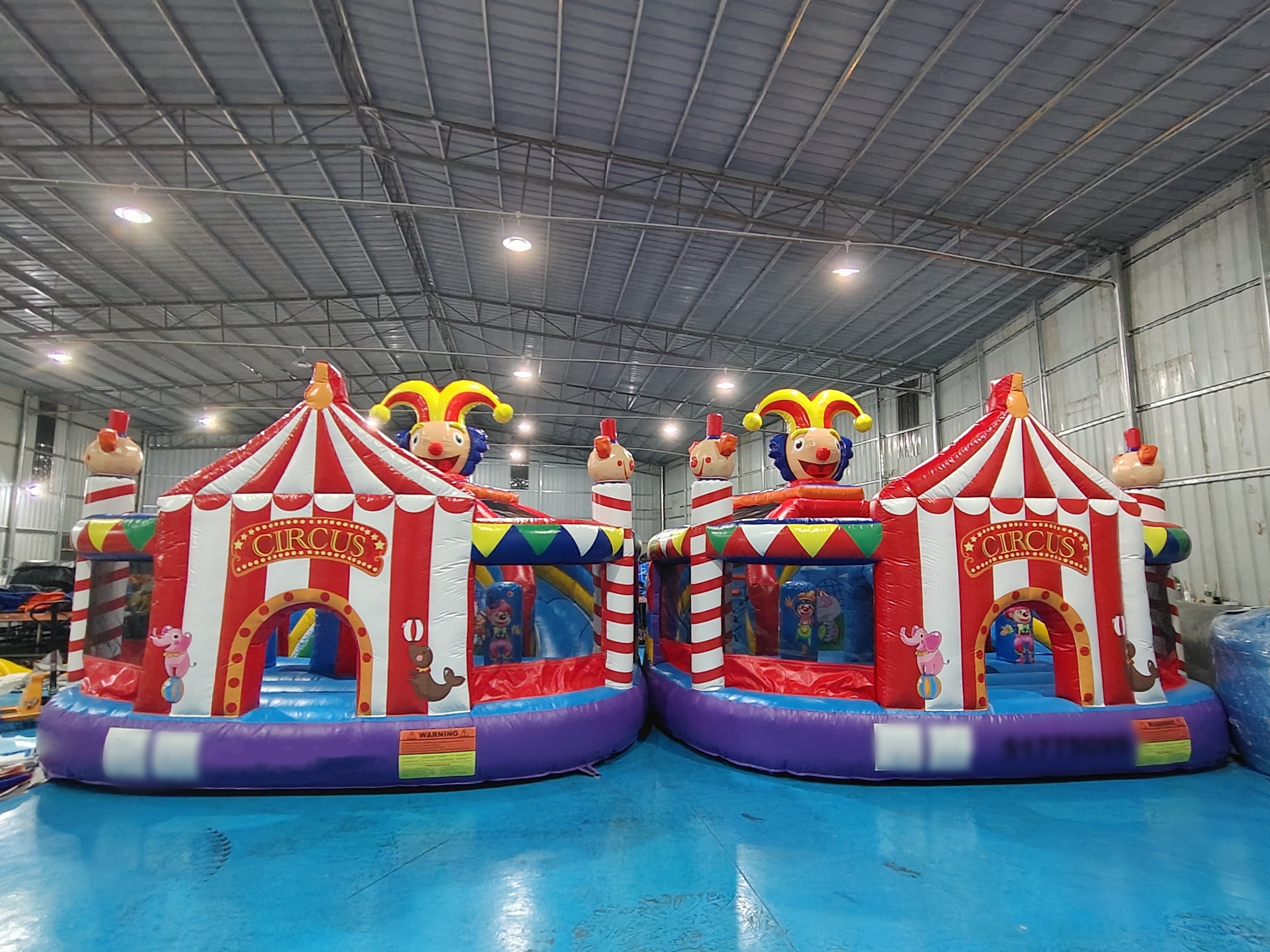Inflatable Castle Inflatable Bounce House With Slides Clown Circus Inflatable Combo For Party For Kids