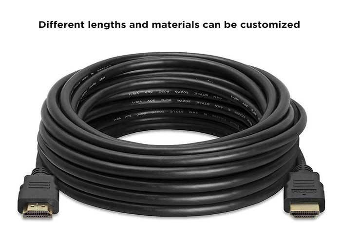 Gold Plated HDMI Male to Male Cable 3D 1080P 2160P 4K 1M 1.5M 2M 3M 5M 10M 15M 20M 25M