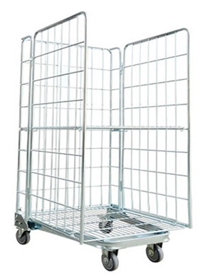 Euro Warehouse Logistic and Storage Cart with Shelf manufacture factory