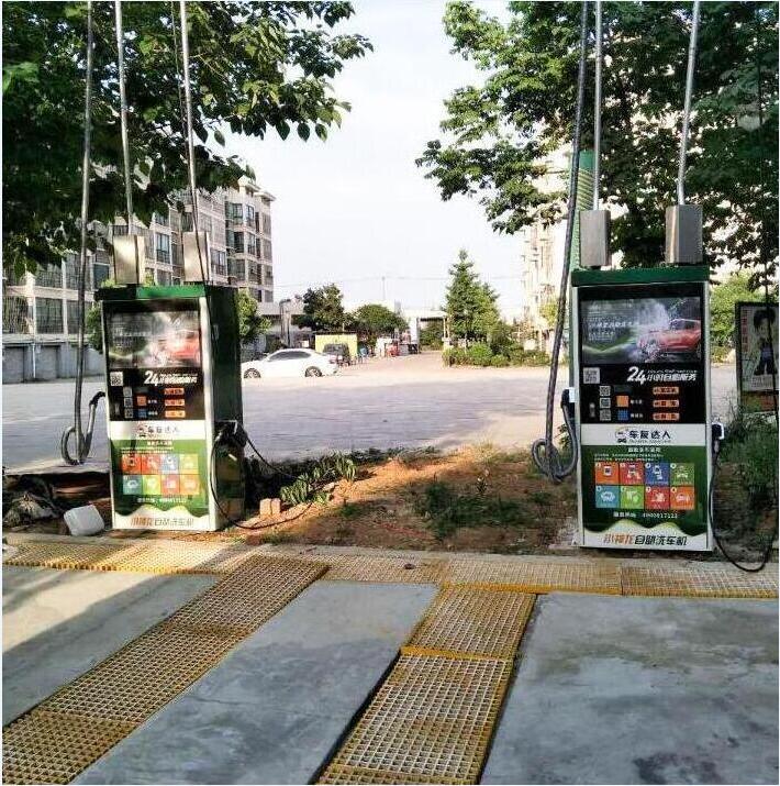 L800 *W 580 *H17500mm Automatic Motorcycles Car Wash With Low Shampoo Consumption