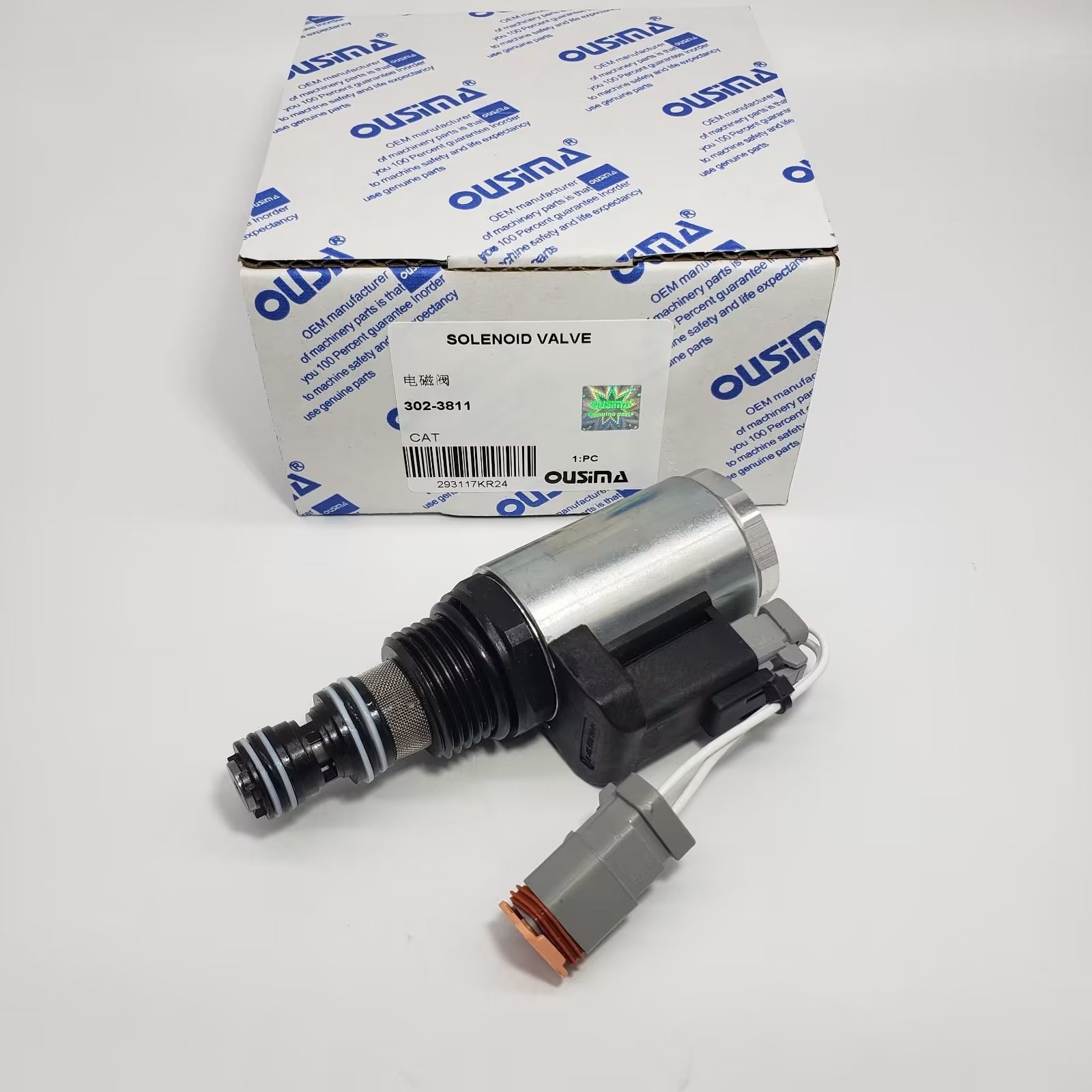 302-3811 3023811 Solenoid Valve Assy For 844H 854G D11 D11T D11R 24H 980G 990H