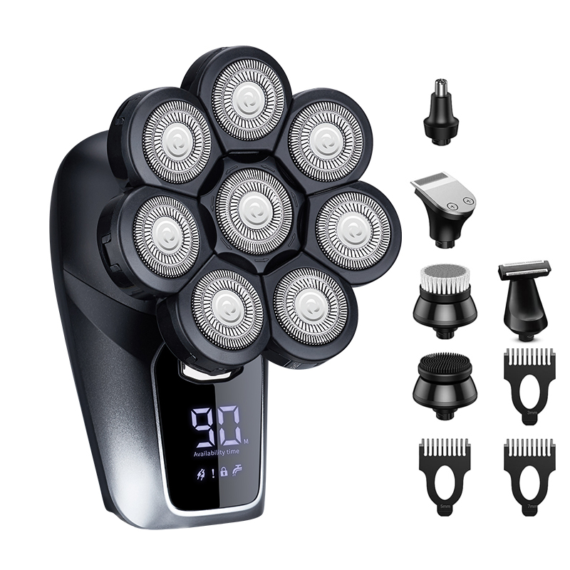 8D Electric Shaver For Bald Head 6 In 1 Outdoor Hotel Commercial