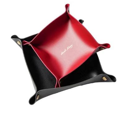 Multifunctional Washable PU Leather Portable Cosmetic Storage Box with 1-3L Capacity