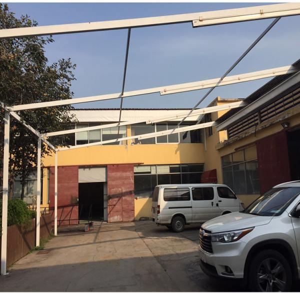 Aluminum Waterproof Sun Shade Canopy PVC Pergola LED Conservatory Roof Awnings