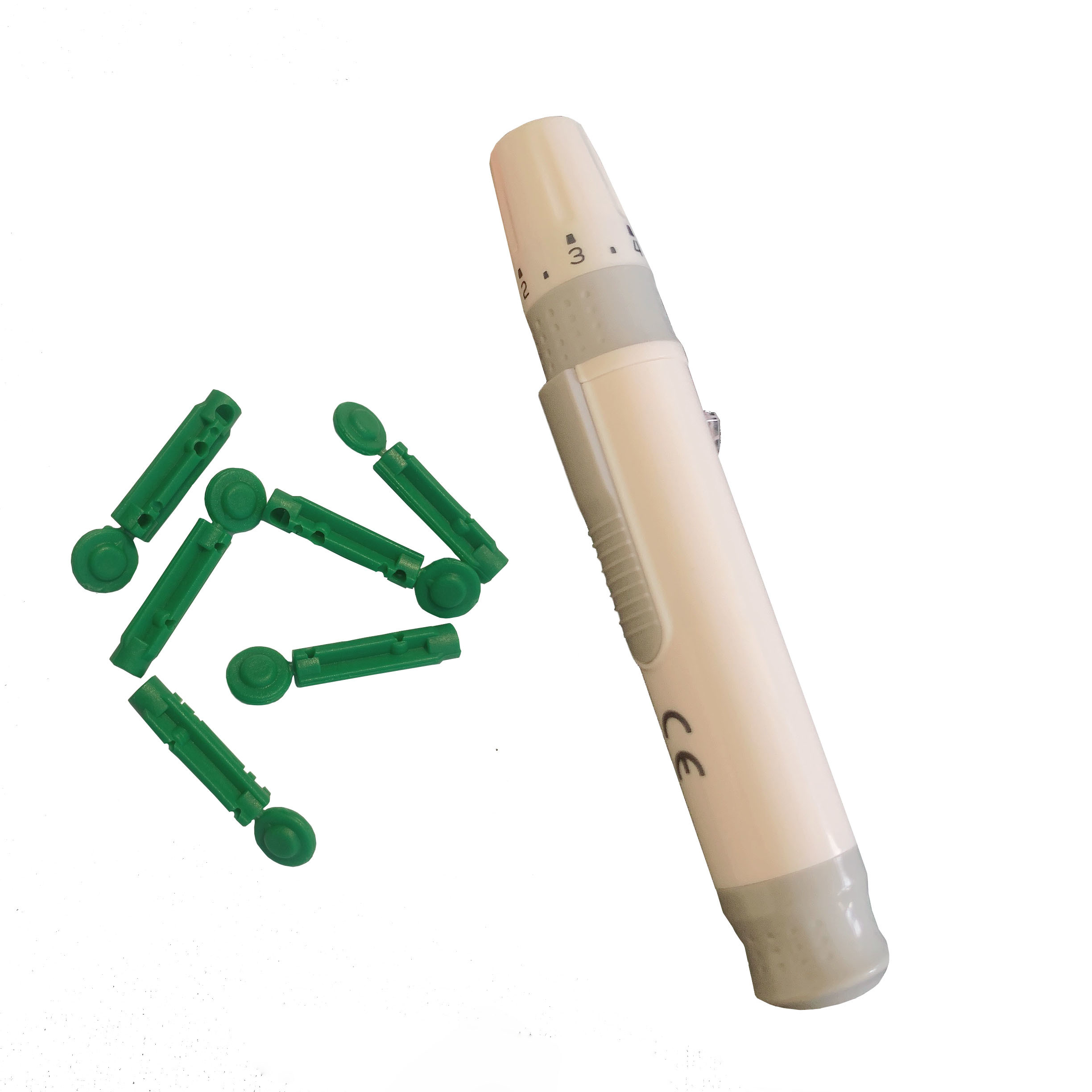 Gama Ray Sterile ISO13485 Adjustable Diabetes Medical Lancing Device