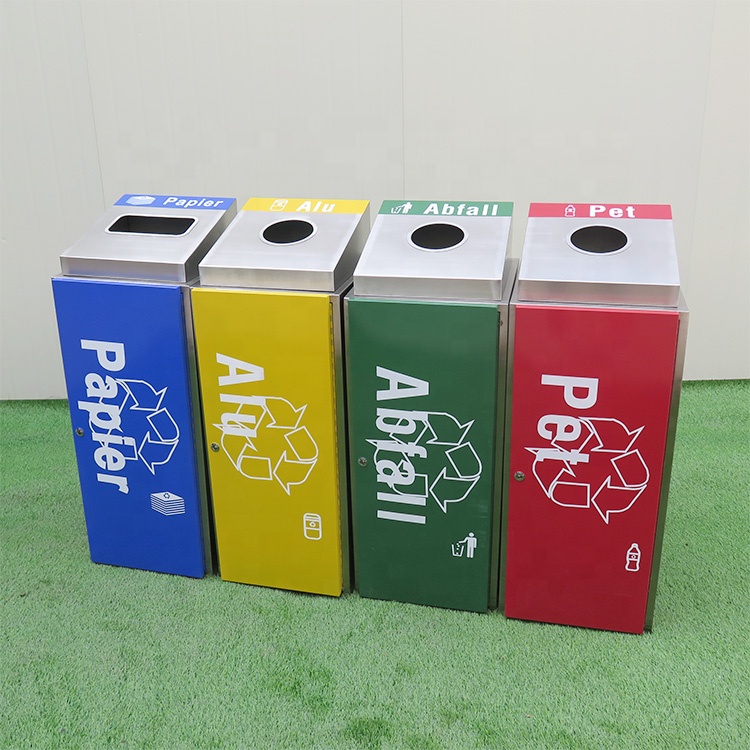 Decorative Free Combination 4mm Outside Garbage Containers