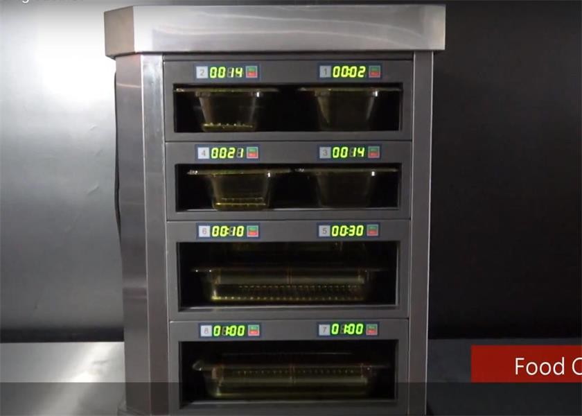 4 Layer Food Warmer Showcase LED Digital Display Microcomputer Controller 3.6KW