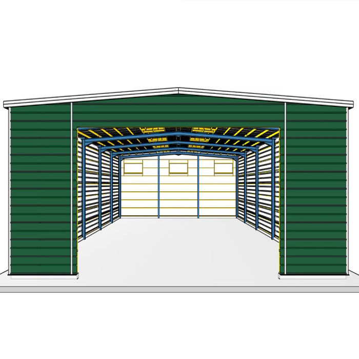 Custom ASTM Large Span Steel Structure Factory Warehouse Building Shed Hangar