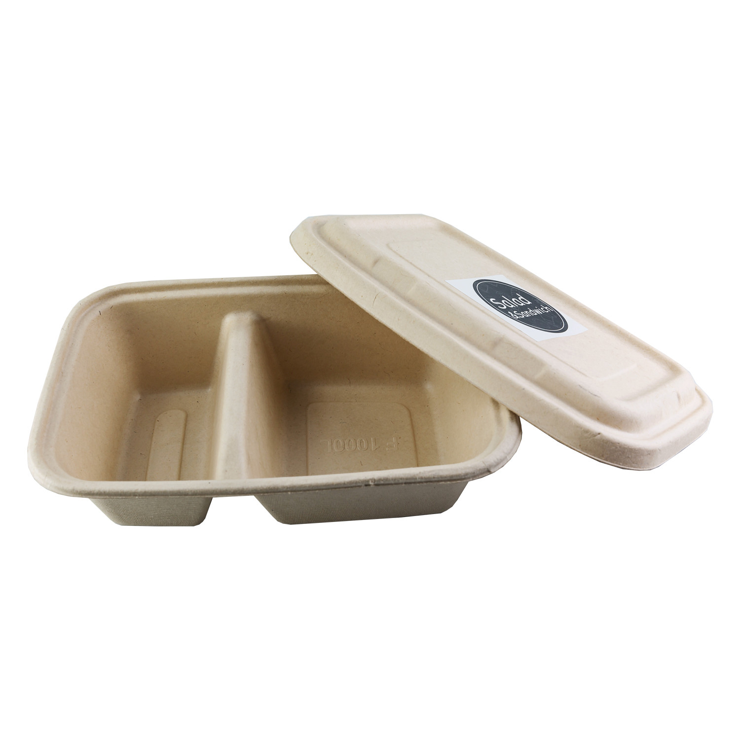 Factory 100% Biodegradable Compostable Bagasse Pulp Packaging Food Container