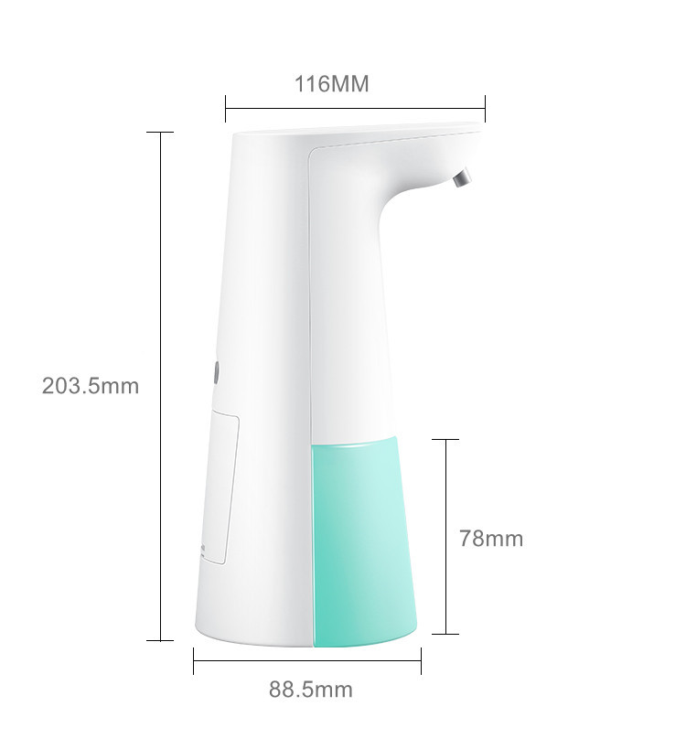 250ML Non Touch Soap Dispenser 0.26S ABS Toilet Hand Wash