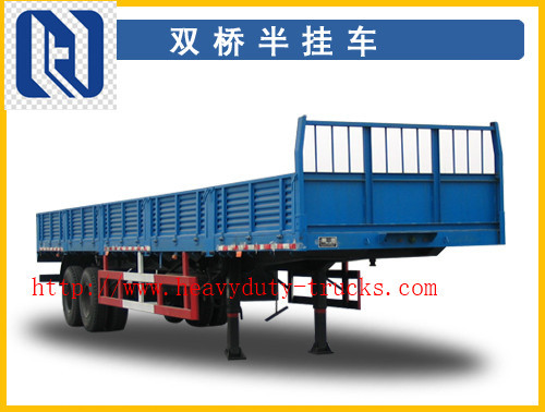 Double Containers Promo Sino Semi Trailer Trucks Low Bed 90# 3.5 Inch King Pin