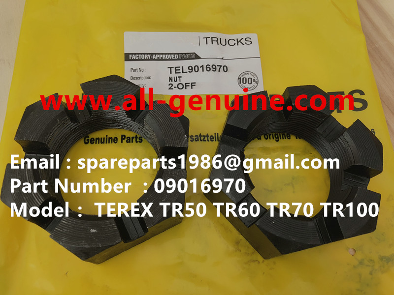 TEREX 09016970 NUT OFF HIGHWAY NHL MINING DUMP TRUCK TR35 TR50 TR60 TR100 3305B 3305F 3303 3307 TR45 TR70 MT4400