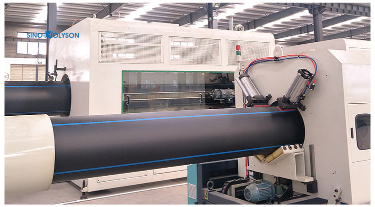 75 Rpm Plastic HDPE/PE Pipe Making Machine For Precision Pipes
