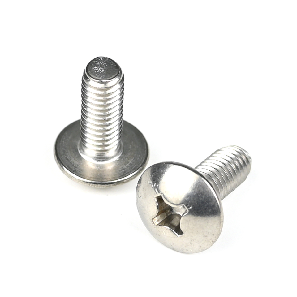 Long M6 X 16 Phillips Truss Head Machine Screws For Kitchen Hood With Ruspert Finish