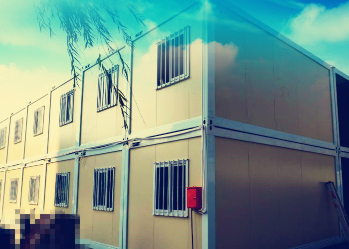 Combined Custom Container House , Lightweight Single Container House With Bedroom