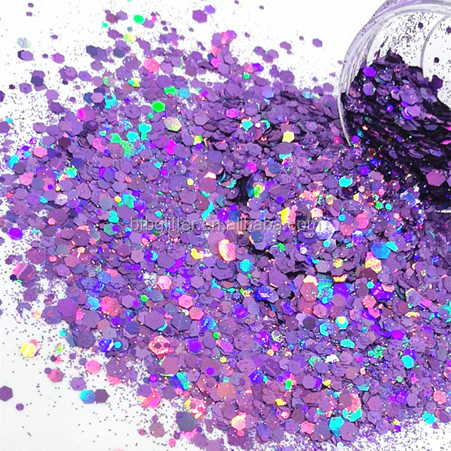 Mix and Match to Create Excellent Nail Art Effect Glitter Powder With Chunky Glitter for Resin Tumbler