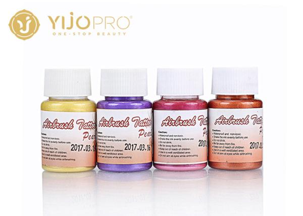 Pearly Ink Permanent Tattoo Ink Airbrush Body Painting Tattoo Ink Pigment 12