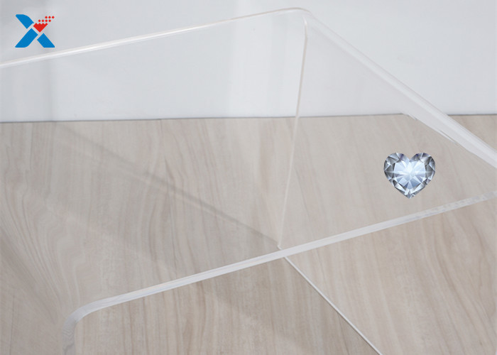 Modern Transparent Acrylic Furniture , Clear Acrylic Coffee Table In Living Room