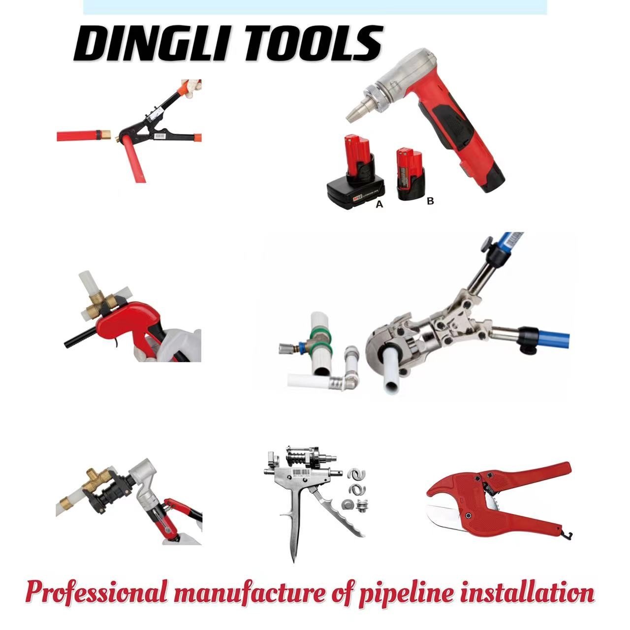 DL-4063 16mm-75mm Hand Hydraulic Crimping Tool For Water Pipe