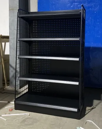 Four Column Supermarket Display Rack Customized For Grocery Store