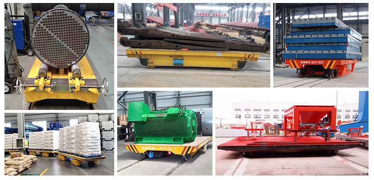 Towing Cable Steel Factory Plant Rail Electric 50t Transfer Carts