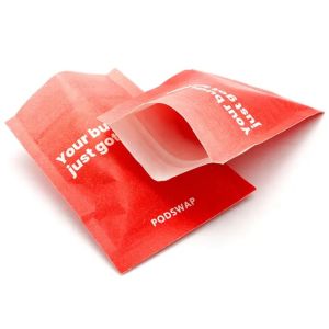 China Custom Printing Zipper Tea Sachet Biodegradable Paper Pouch Packaging Bags on sale