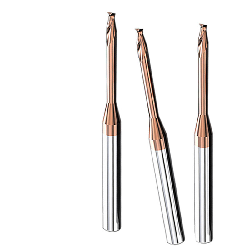 Extra Long Neck 2 Flutes 2mm Square Nose End Mill Hrc65 SX