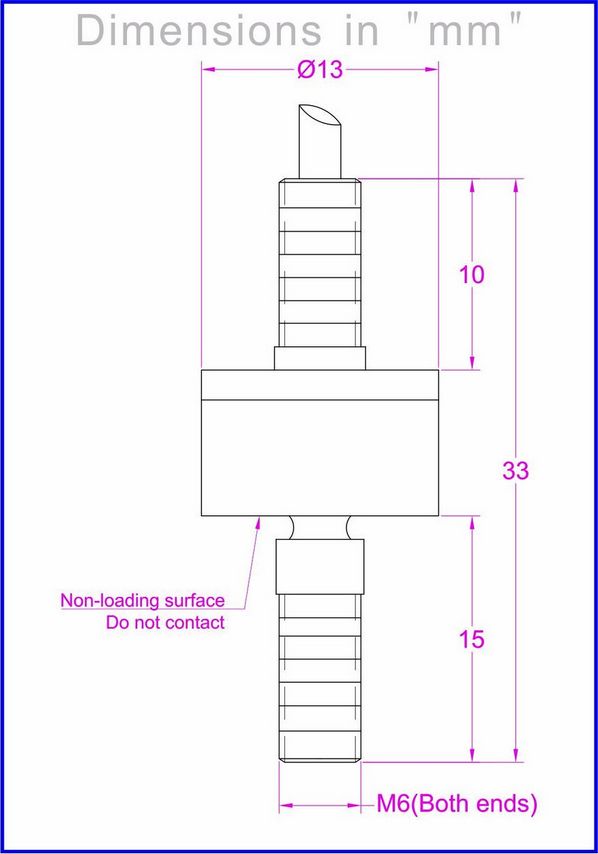 miniature inline load cell
