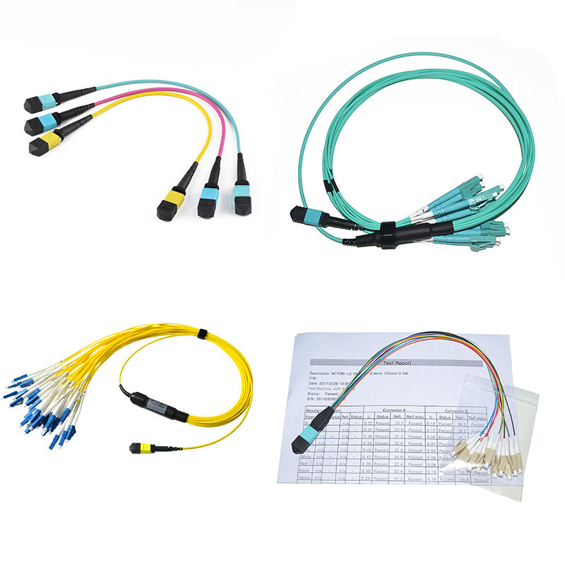Custom 9 125 Single Mode Fiber Cable Assembly Duplex SC APC - SC APC