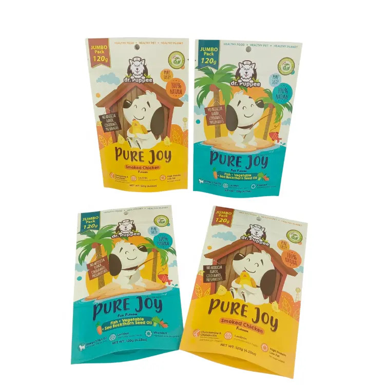 Pet Meal Bag for Pet Chew Edible Food Durable Scratch-resistant Food Packaging bags