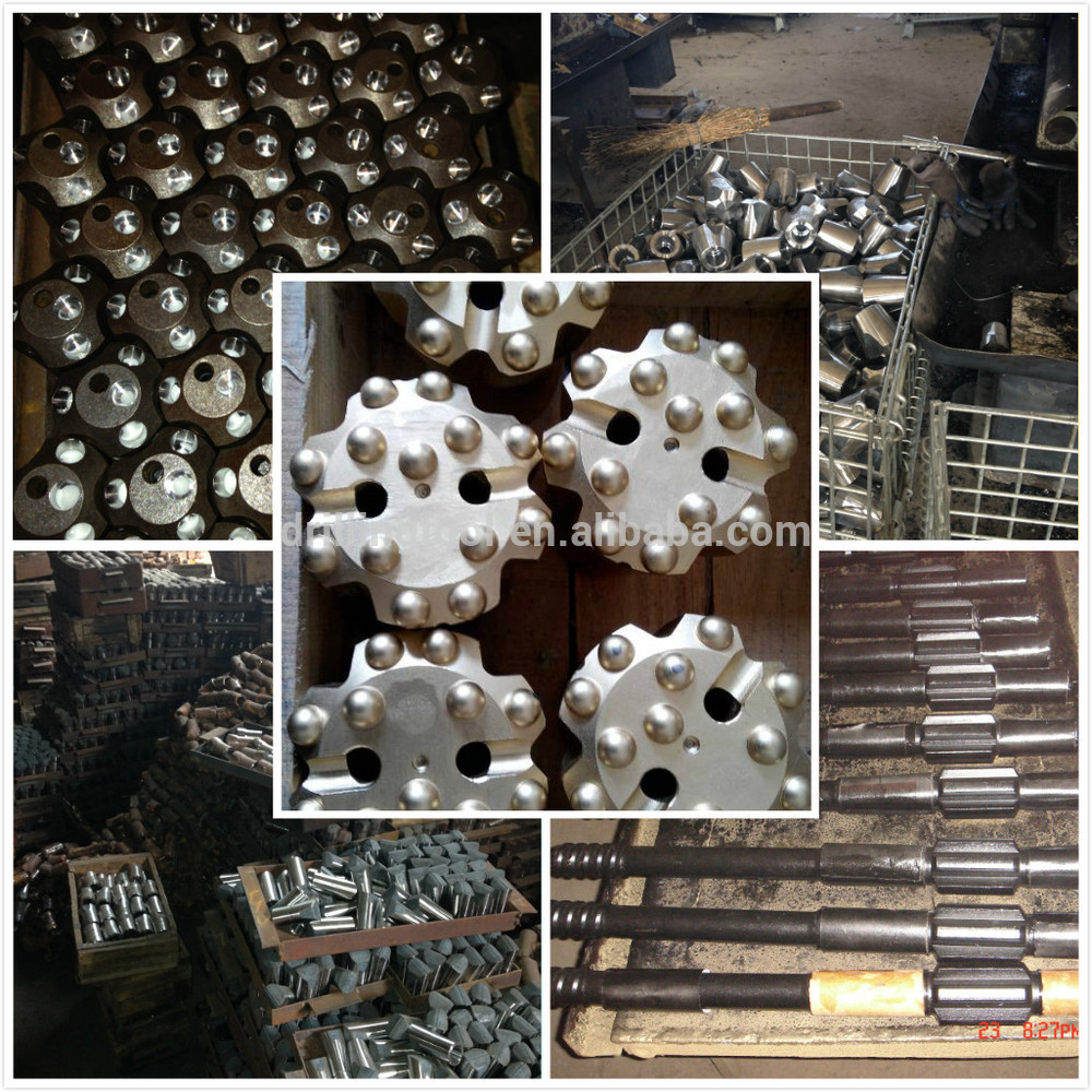 Good Quality 152mm 155mm 159mm 165mm 172mm 178mm 190mm 203mm QL60 DHD360 SD6M60 Shank Down The Hole Hammer Drill Bits, DTH Bit