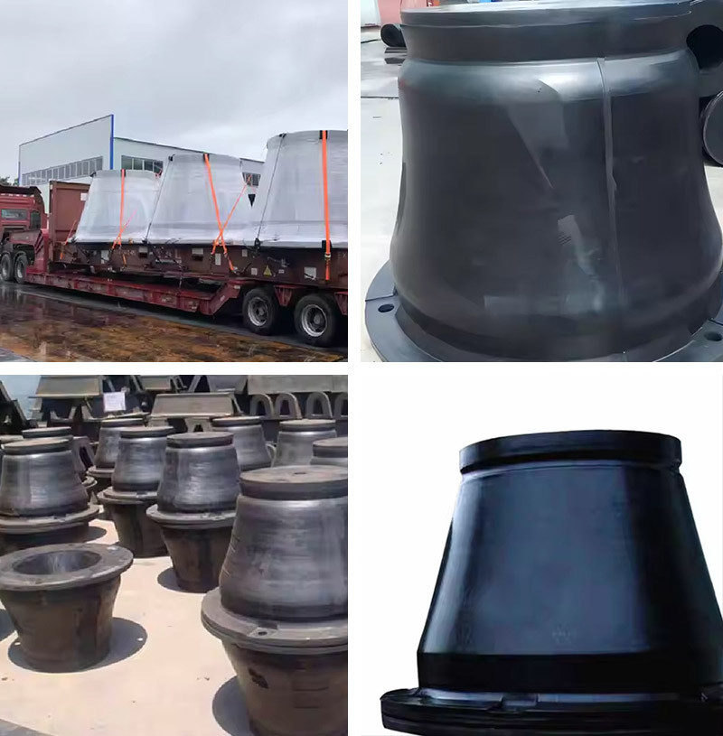 800h Cone Vessel Fender High Compression Resistance Uv Stable Low Maintenance