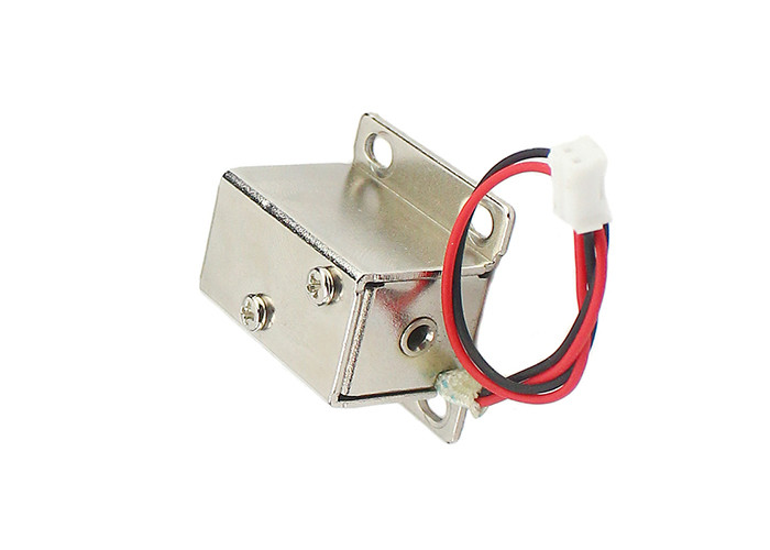 Small DC 12V Electromagnetic Cabinet Lock 4mm Open Frame Solenoid For Window