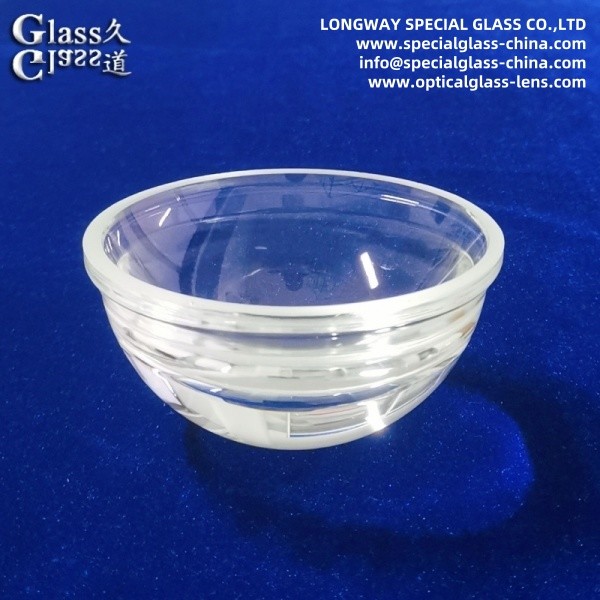 High Temperature Resistant Borosilicate Glass Lens For Mining Light Covers