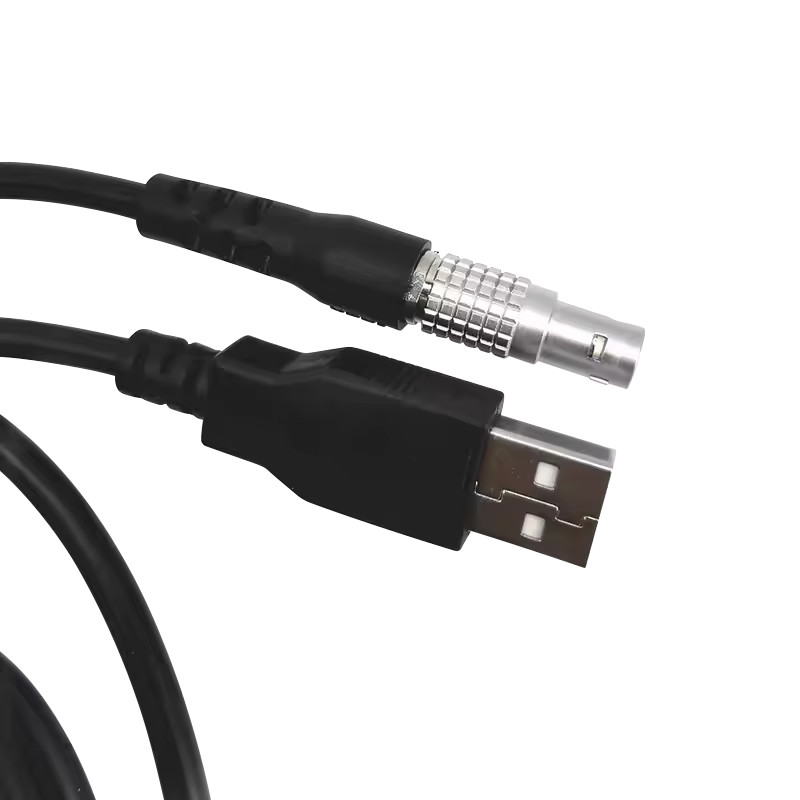GEV189 734700 USB Data Download Cable Essential Accessory for Leica Survey Total Station 0.B 5 Pin