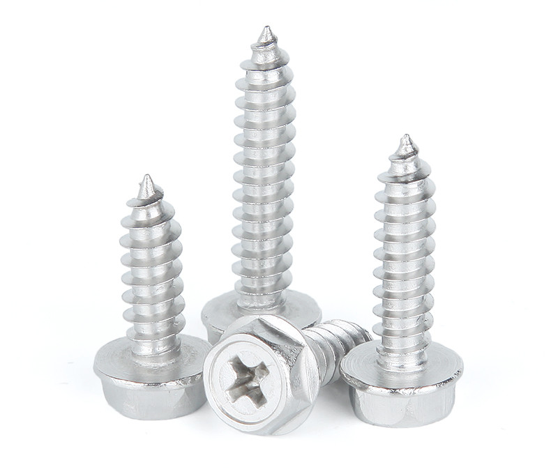 ASTM A153 Stainless Steel Lag Bolts Hex Head Wood Screws Heagon Lag Screws