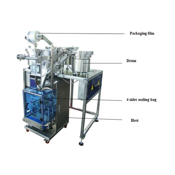 Four Vibrator Bowl Automated Packaging Machine Four Tray Auto Packing Machine
