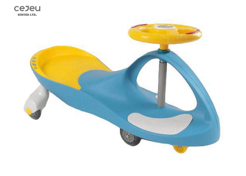 Multicolor Splicing Kids Swing Cars 40 Month Twister Swing Car With PVC Silent Wheels