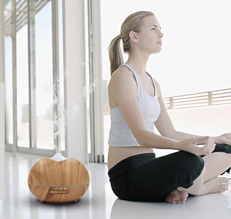Multifunction Light Wood Grain Eessential Oil Diffuser