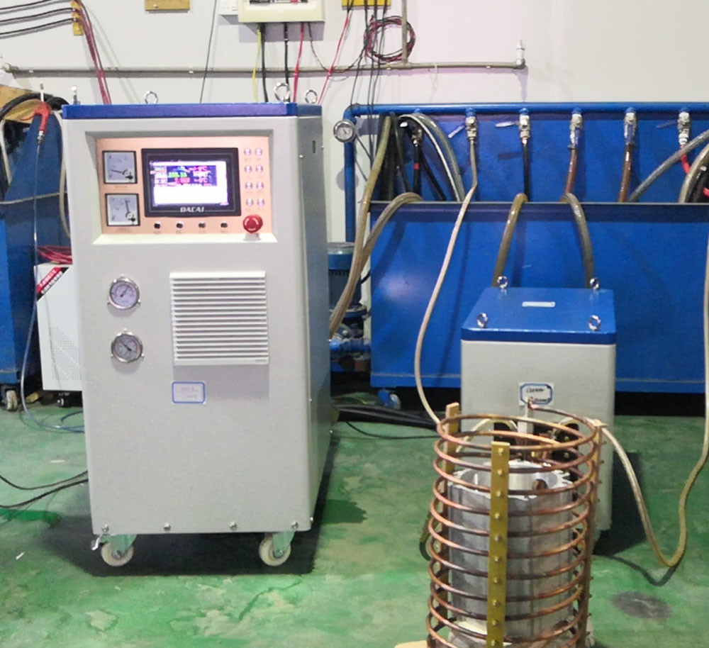 120KW Digital Water Cooled Induction Heating Machine For Forging Alum Rotor Heating