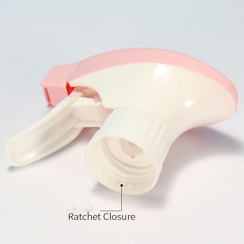 1.3cc - 1.5cc 28mm Plastic Trigger Sprayer 28 410 With Rachet Closure