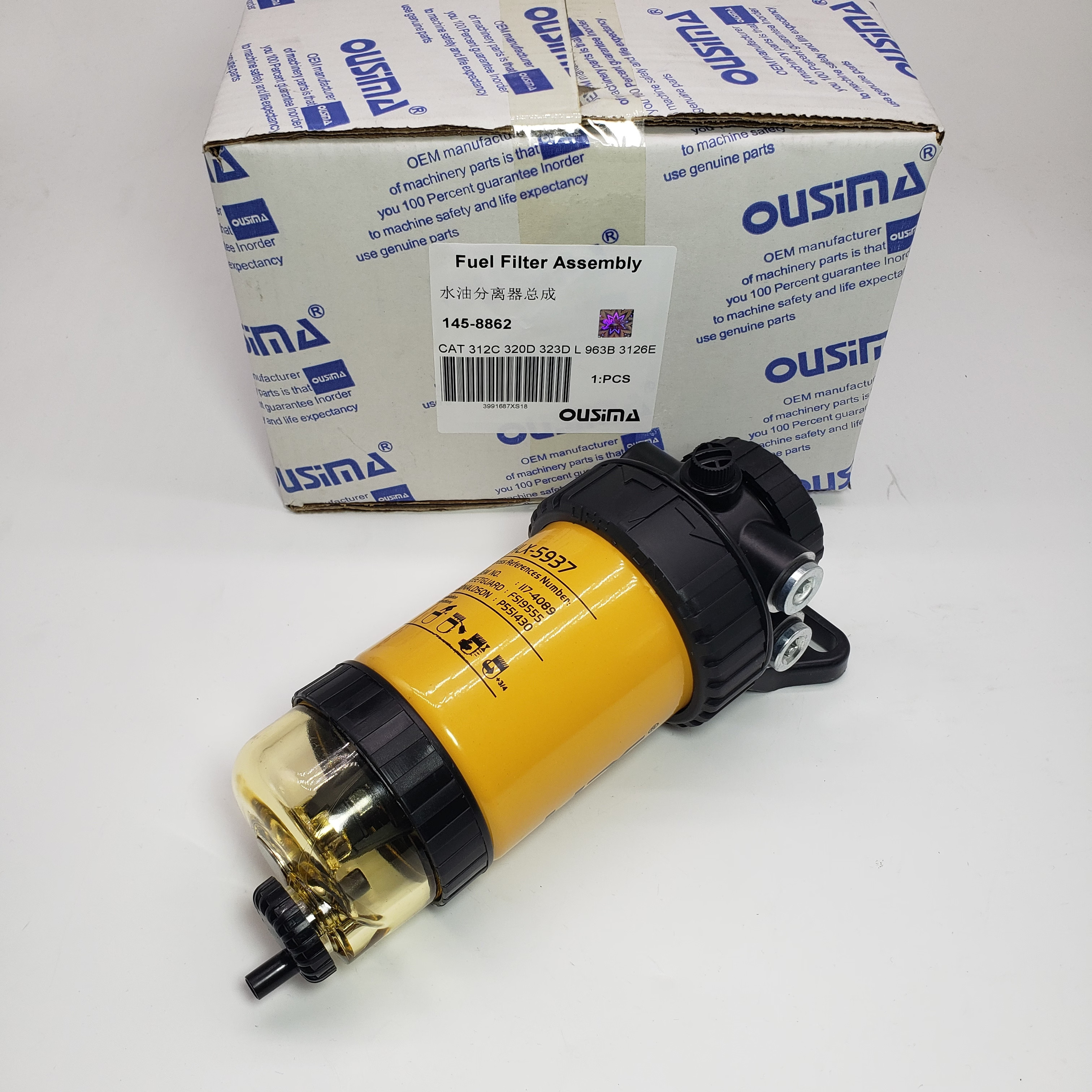 145-8862 1458862 Filter Assembly Water Separator For CAT 3116 311C 312C 315C 318C 320C