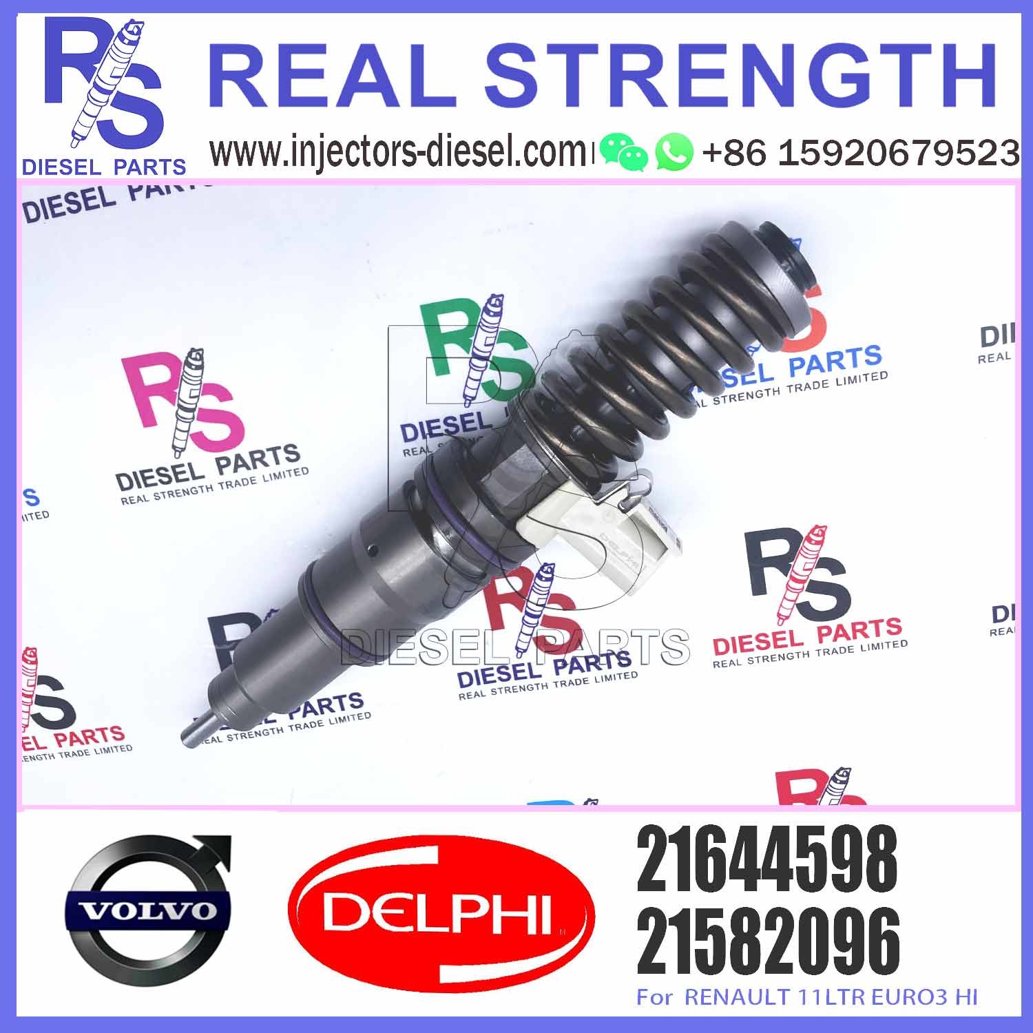 Diesel Fuel Injector 20972223 21644598 BEBE4D35002 BEBE4D16003 20972223 21644598 For FH13 EURO5 2108884 21644596