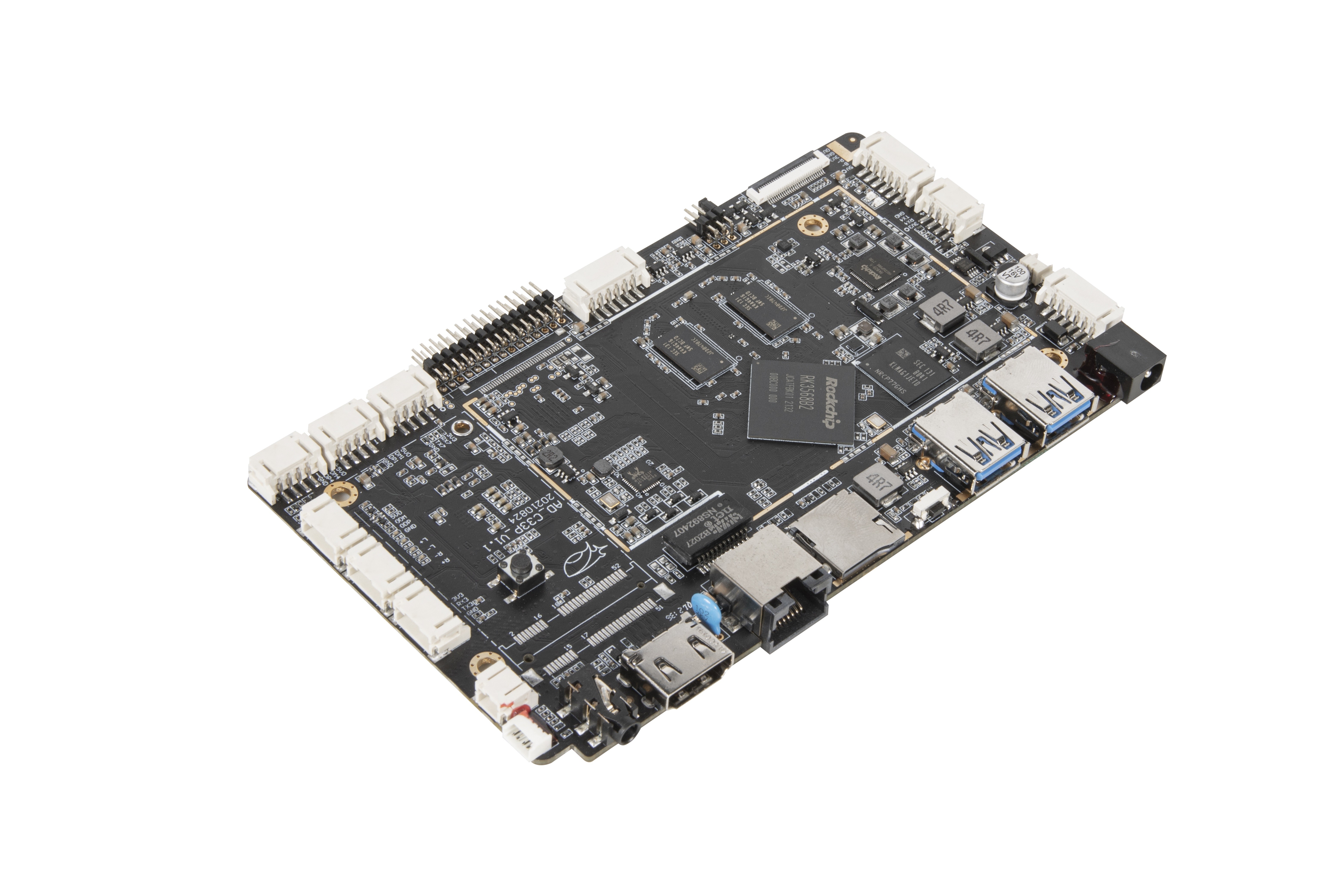 RockChip RK3568 Development Motherboard 2GB/4GB/8GB Open Source NPU AI PCBA