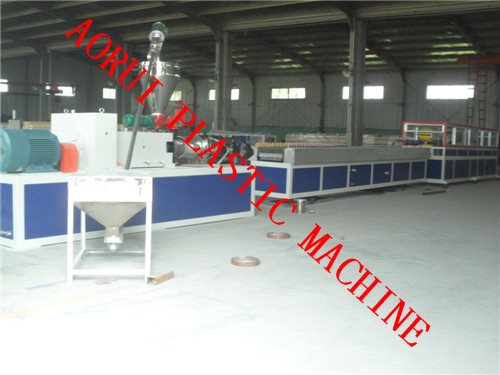 WPC Profile Making Machine WPC Profile Production Line , Door Board Extrusion Line