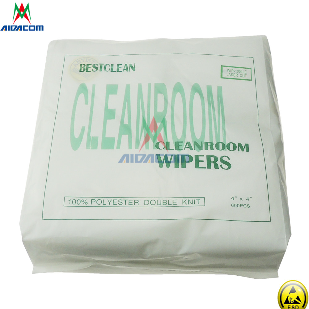 Anti Static Esd Microfiber Cleanroom Wiper 140gsm Polyester