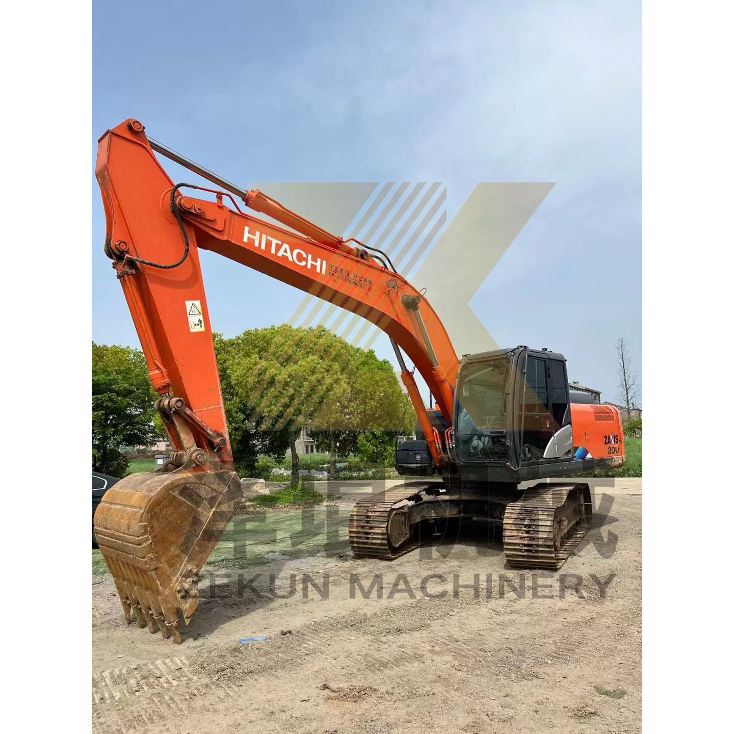 Used Hitachi ZX200-3 with 4HK1 Engine in good condition for sale