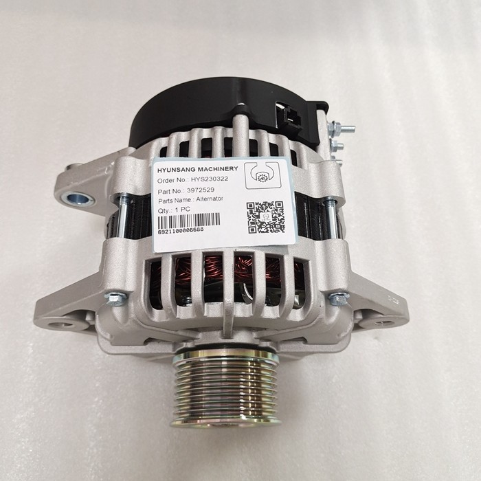 Diesel Generator 28V 70A Excavator Engine Parts Alternator 3972529