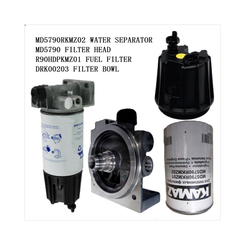 MD5790RKMZ02 Water Separator Filter Head MD5790 R90HDPKMZ01 Fuel Filter Bowl DRK00203