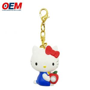 China Cat Cute Hello Kitty Keychains Melody 3D Cartoon Keychain on sale